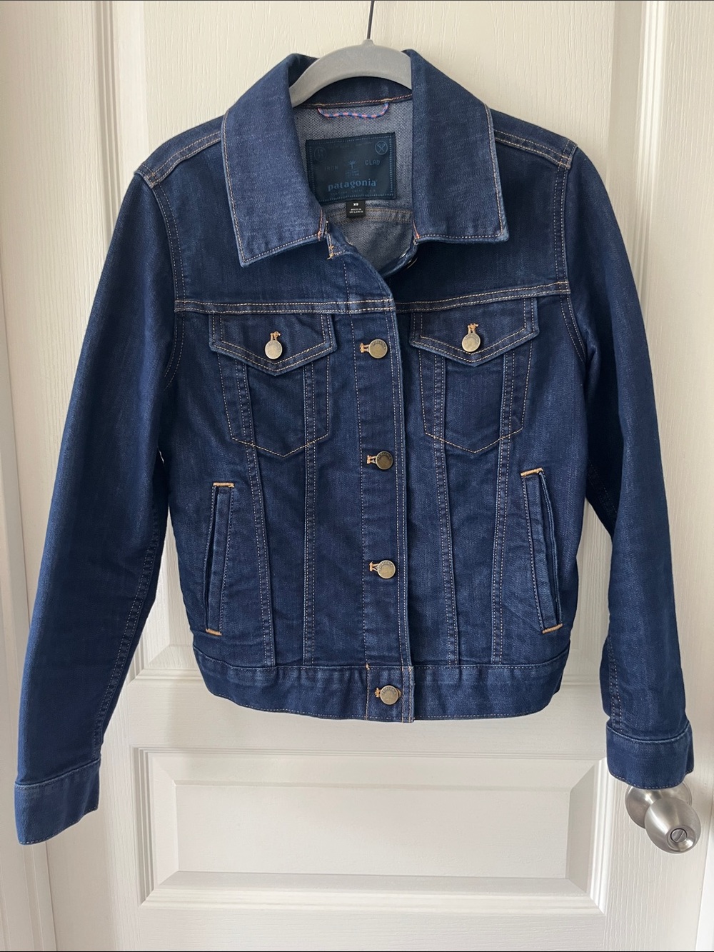 Patagonia Women's Navy Blue Denim Jacket